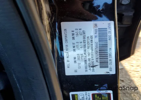 2013 Mazda 3 I из США, поврежденный, VIN JM1BL1LP2D1768660